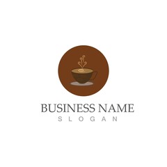 coffee cup logo template
