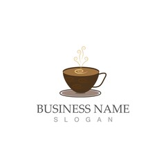 coffee cup logo template