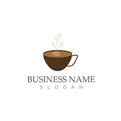 coffee cup logo template