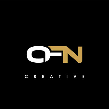 OFN Letter Initial Logo Design Template Vector Illustration