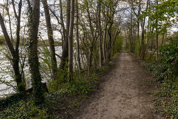 quai du Halage, chemin de randonnée, La Seine, Draveil, 91, Essonne