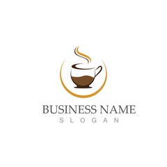 coffee cup logo template