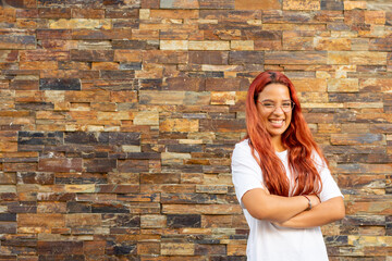 Fototapeta premium young woman smiling