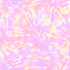 Fototapeta na wymiar Tie dye shibori seamless pattern. Watercolour abstract texture.