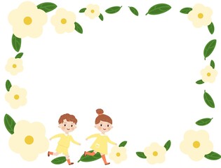Obraz na płótnie Canvas Happy Children's Day Children's Wallpaper 어린이날 일러스트레이션 illustration