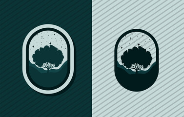 two trees emblems