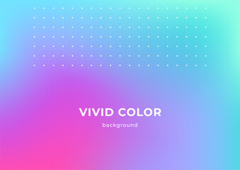 Abstract vector background in pink, teal and blue colors. Bright gradient for your website, presentation cover or poster.	