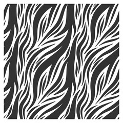 Fototapeta na wymiar Seamless pattern of zebra skin. Repeating texture. Figure for textiles. Surface design.