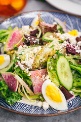 Gourmet Garden Salad with Boiled Eggs