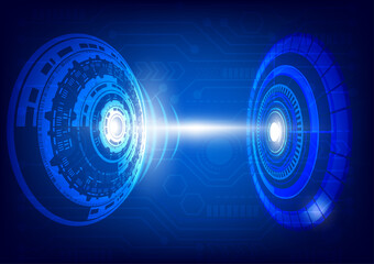 graphics design illustration digital circuit diagram technology for background wallpaper vector illustration  