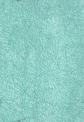 Crumpled paper - Textured sea green crayola watercolor solid background for design, graphic, art, layouts, banners and templates