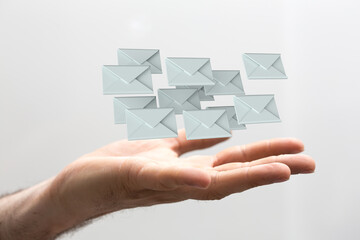 Email Inbox Electronic Communication Graphics Concept