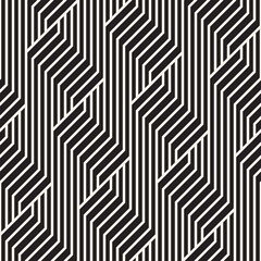 Vector seamless pattern. Modern stylish abstract texture. Repeating geometric tiles