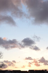 Fototapeta premium sunset in the clouds