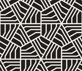 Vector seamless pattern. Modern stylish abstract texture. Repeating geometric tiles