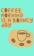 cup of coffee with beans