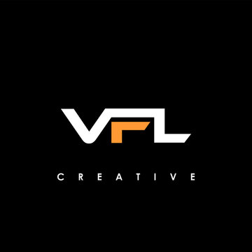 VFL Letter Initial Logo Design Template Vector Illustration