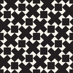 Vector seamless geometric pattern. Simple abstract lines lattice. Repeating elements stylish background