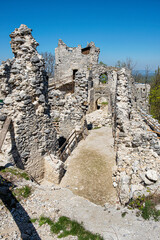 Fototapeta na wymiar Tematin castle ruins, Slovakia