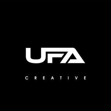UFA Letter Initial Logo Design Template Vector Illustration