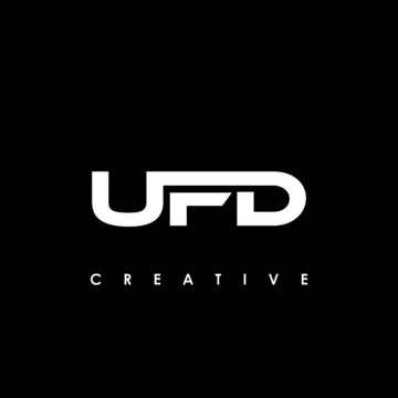 UFD Letter Initial Logo Design Template Vector Illustration
