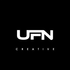 UFN Letter Initial Logo Design Template Vector Illustration