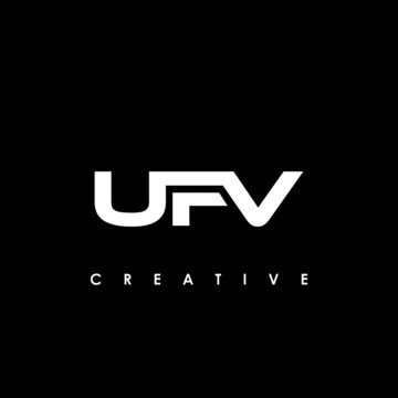 UFV Letter Initial Logo Design Template Vector Illustration