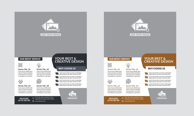 BUsiness Flyer Template Fully Editable Design & very unique Design