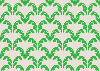 Summer. Green leaf. Seamless background. Graphics and design.