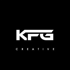 KFG Letter Initial Logo Design Template Vector Illustration