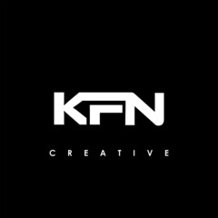 KFN Letter Initial Logo Design Template Vector Illustration