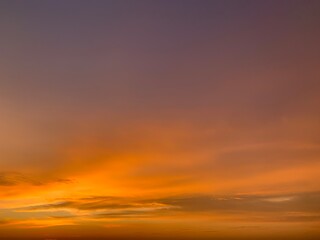 sunrise in the sky 
