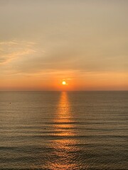sun on the horizon