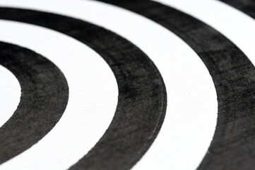 Curve abstract pattern and background, white and black curve way.