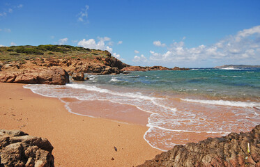 Parco Nazionale Arcipelago di La Maddalena. Paesaggio marino, località Abbatoggia