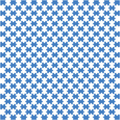 Puzzle background, banner, blank. Vector template. Background with puzzle frame, mosaic illustration.