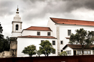 Fototapeta premium Old and majestic antique church in Lisbon city