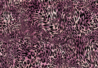abstract leopard print	
