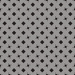 Vector seamless lines mosaic pattern. Modern stylish abstract texture. Repeating geometric tiles