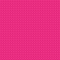 Knitted fabric pink texture. Seamless pattern Vector stock Cute surface design girly fashion background. Template backdrop - 427514625
