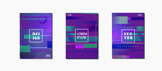 Cyberpunk Book Abstract Background.Trendy cyberpunk holographic fluid colorful waves backdrop.Iridescent pastel liquid texture for creative cover.Vector abstract Neon Dreams cover background.line book