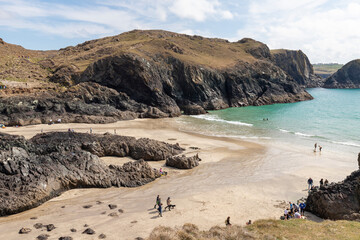 Kynance Cove on a stunning sunny day.
