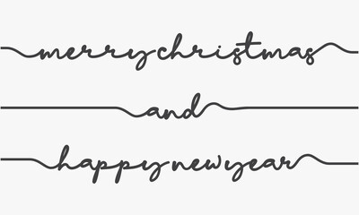 merry christmas and happy new year text script.