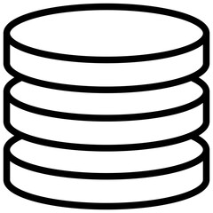 Layer cake icon, Bakery and baking related vector