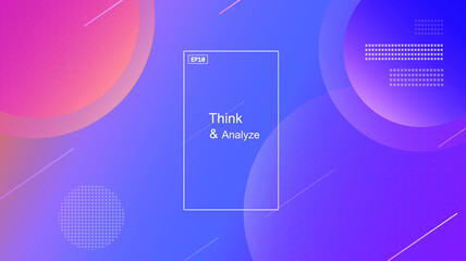 dynamic background shape gradient pattern creative geometric wallpaper trendy gradient shapes composition.  composition,Template for the design of a website landing page or background .Colorful.Eps10 