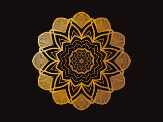 Luxury ornamental mandala vector illustration