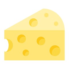 Cheese icon, Bakery and baking related vector
