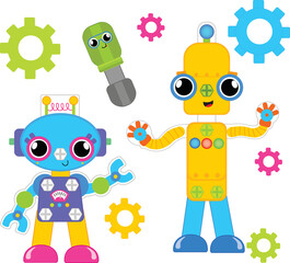 Robot baby set