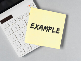 Word example on paper, cases in business or education