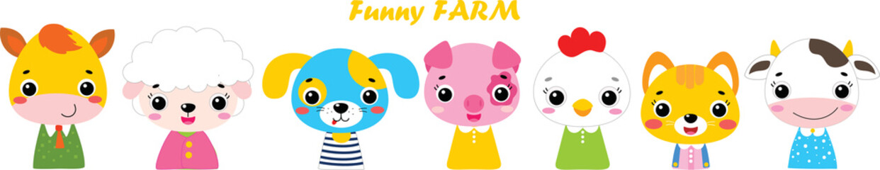 background with farm animal	